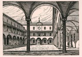 Palazzo della Sapienza, cortile